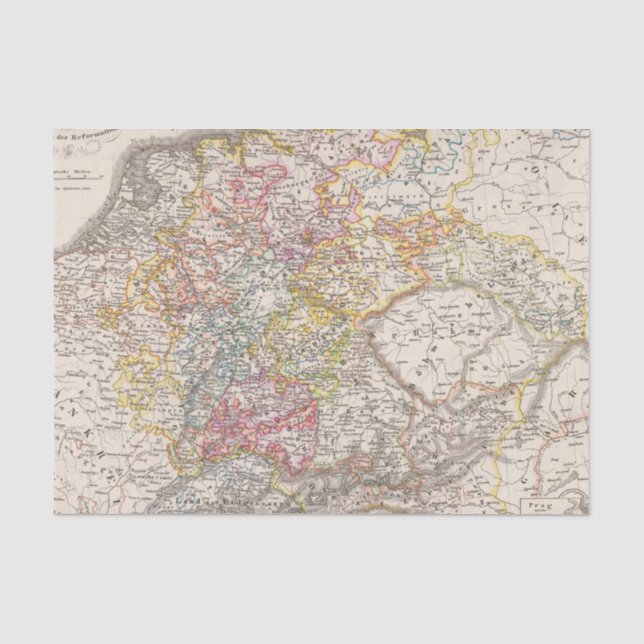 Papel De Seda Alemania a partir de 1495 a 1618 (Anverso)