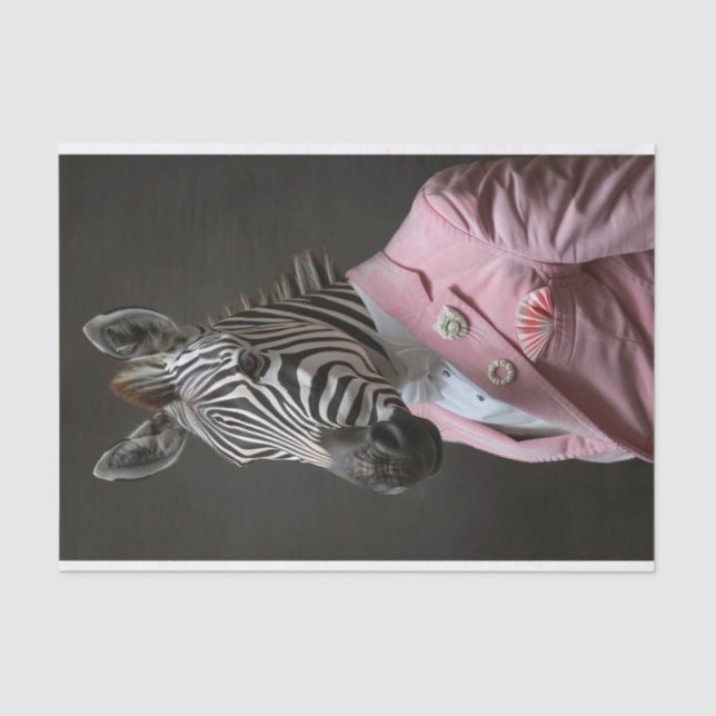 Papel De Seda Alexander the Zebra (Anverso)