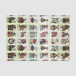 Papel De Seda Alfabeto Navidades