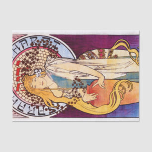 Papel De Seda Alfonso Mucha