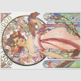 Papel De Seda Alfonso Mucha