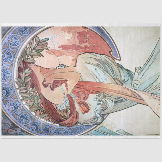 Papel De Seda Alfonso Mucha (Anverso)