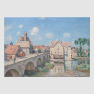 Papel De Seda Alfred Sisley - El Puente de Moret