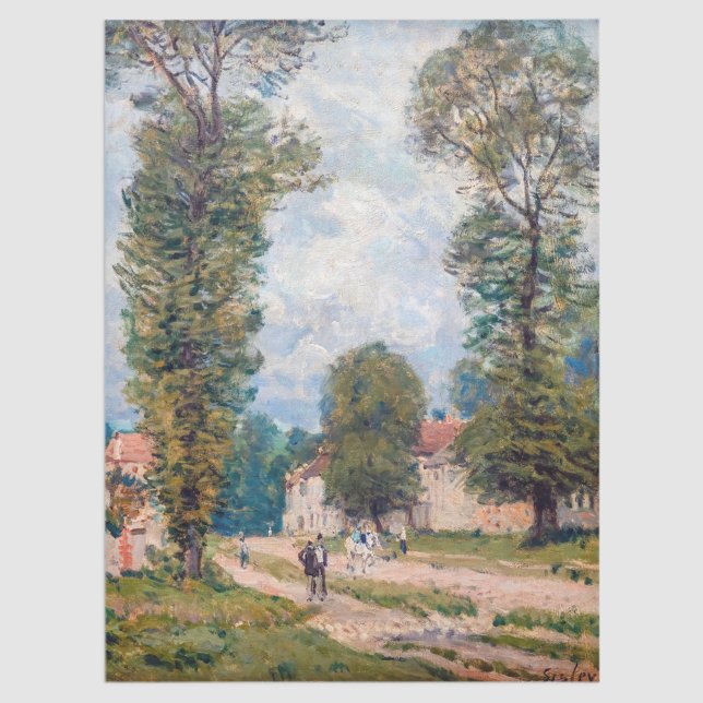 Papel De Seda Alfred Sisley - La carretera de Versalles (Subido por el creador)