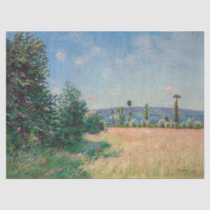Papel De Seda Alfred Sisley - Praderas de Sahurs en sol matutino