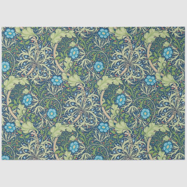 Papel De Seda Algas marinas, William Morris (Anverso)