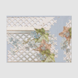 Papel De Seda Algo azul vintage nometido