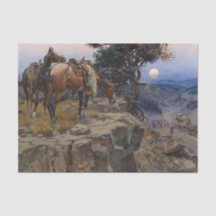 Papel De Seda "Aliados inocentes" por Charles M Russell