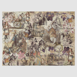 Papel De Seda Alice In Wonderland