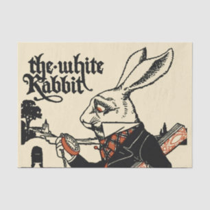 Papel De Seda Alice White Rabbit Classic