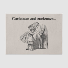 Papel De Seda Alicia Curiouser y Curiouser con llave