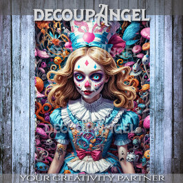 Papel De Seda Alicia en el desenlace del país de las maravillas