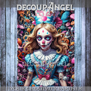 Papel De Seda Alicia en el desenlace del país de las maravillas