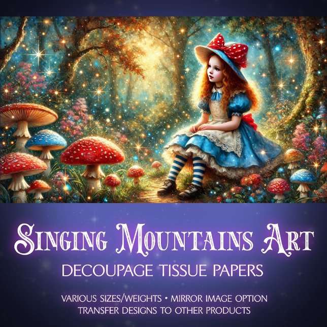 Papel De Seda Alicia en el desfile del bosque de champiñones en  (Subido por el creador)