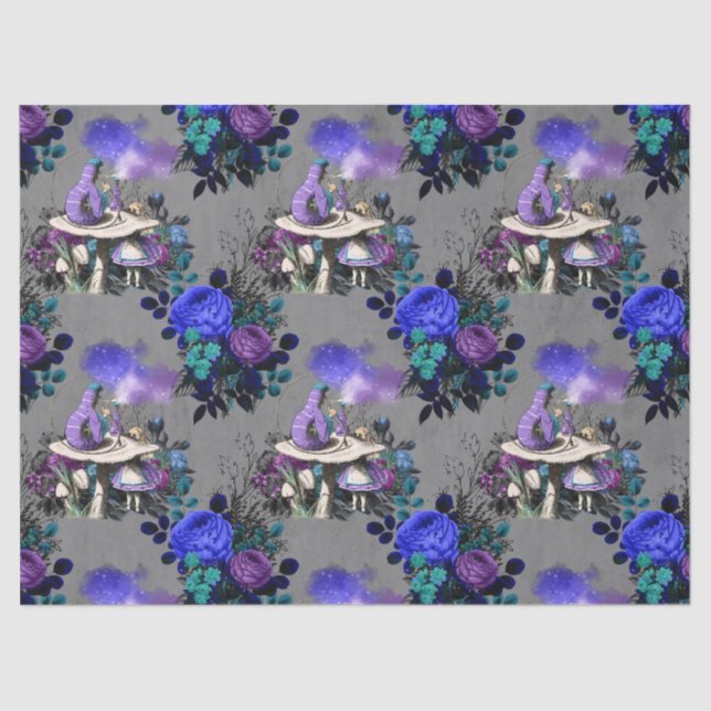 Papel De Seda Alicia en el País de las Maravillas con Desvanecim (Anverso)