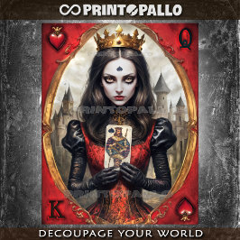 Papel De Seda Alicia en el país de las maravillas - Reina de los