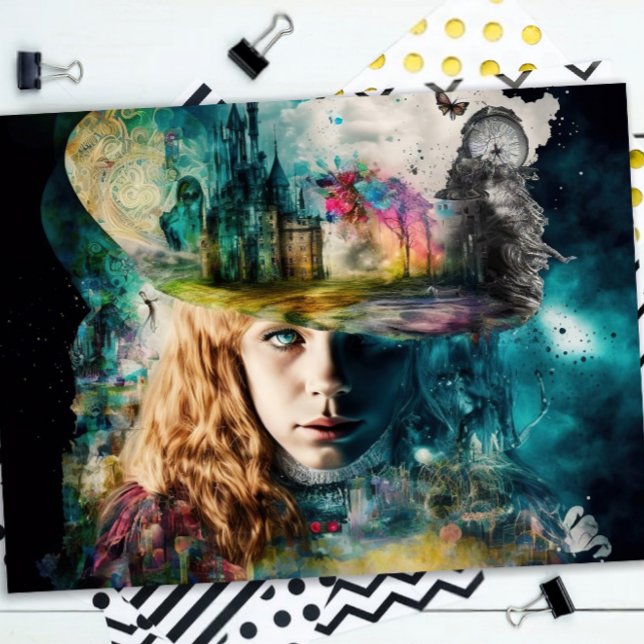 Papel De Seda Alicia en el país de las maravillas | Reloj y hori (Subido por el creador)