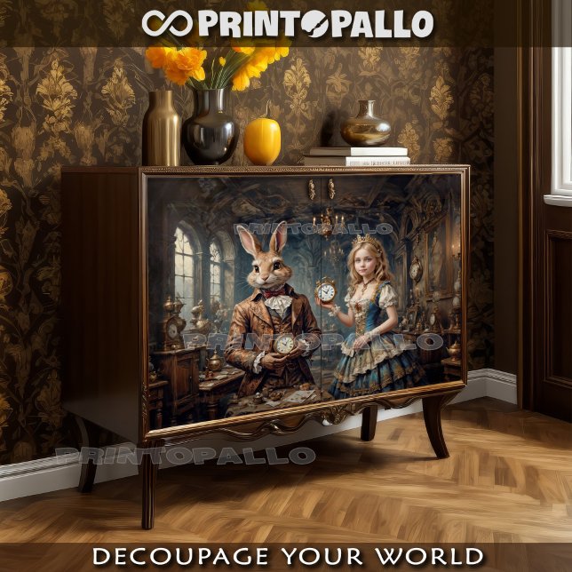 Papel De Seda Alicia en el país de las maravillas y la liebre de (Subido por el creador)