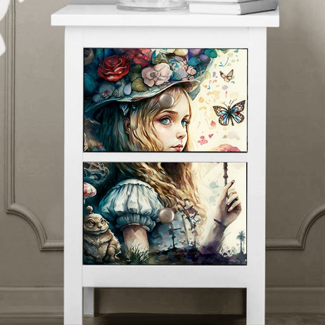 Papel De Seda Alicia en el país de las maravillas y los hongos m (Subido por el creador)