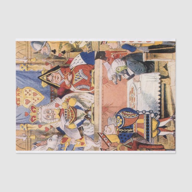 Papel De Seda Alicia en el reino de las maravillas (Anverso)