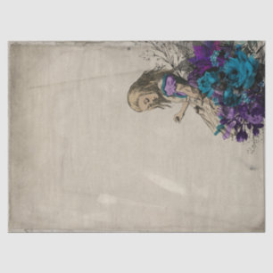 Papel De Seda Alicia en la descomposición de la morada de la flo