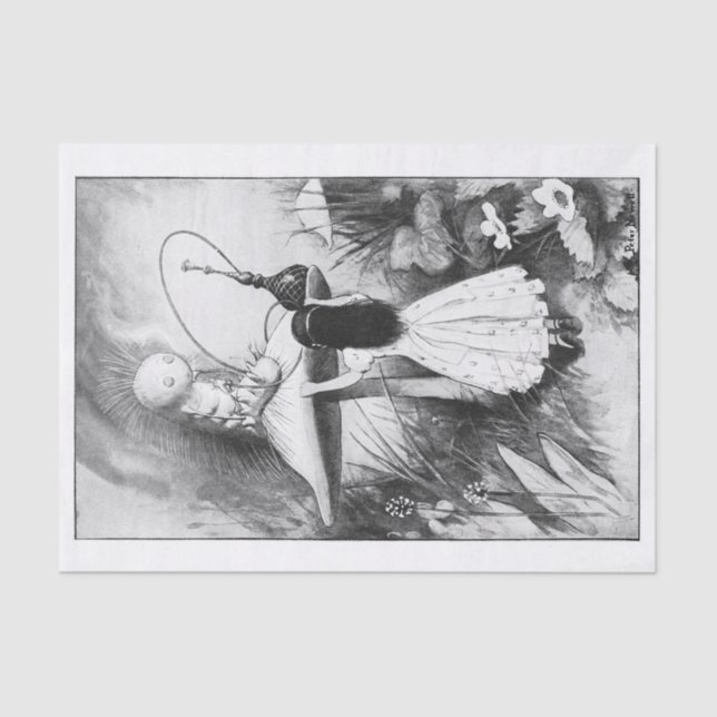 Papel De Seda Alicia en la descomposición del país de las maravi (Anverso)