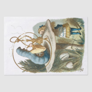 Papel De Seda Alicia en la desunión de maravillas en el país