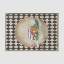 Alicia en un salto de conejo en el país de las mar