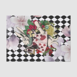 Papel De Seda Alicia vintage en el desenlace del país de las mar