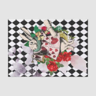 Papel De Seda Alicia vintage en el desenlace del país de las mar