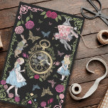 Papel De Seda Alicia Vintage En La Decoración De Cuentos De Mara<br><div class="desc">Alicia vintage de bello diseño en papel de papel de tejido de descascaramiento de Maravillas. El diseño presenta una mezcla de nuestros propios florales originales dibujados a mano y obras de arte. El diseño presenta una mezcla de nuestros propios florales originales dibujados a mano y obras de arte. Hemos restaurado...</div>