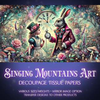 Papel De Seda Alicia y descomposición de bloques de mariscos bla