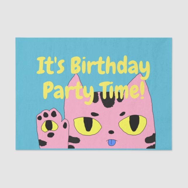 Papel De Seda Alien Pocket Cat (Anverso)