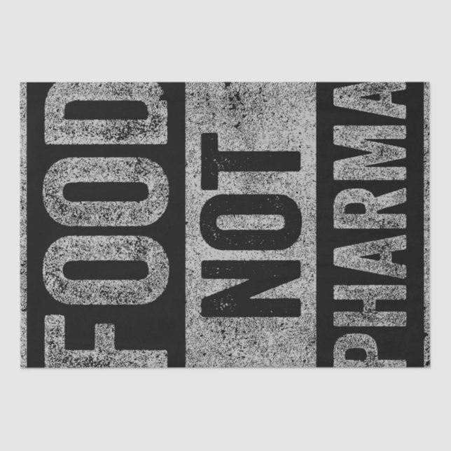 Papel De Seda Alimentos No Pharma Nutrición Orgánica Natural (Anverso)