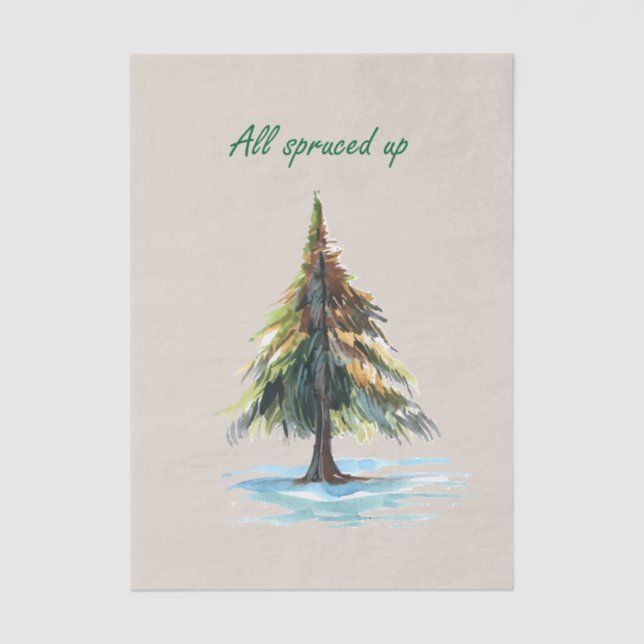 Papel De Seda All spruced up (Anverso)