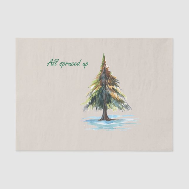 Papel De Seda All spruced up (Anverso)