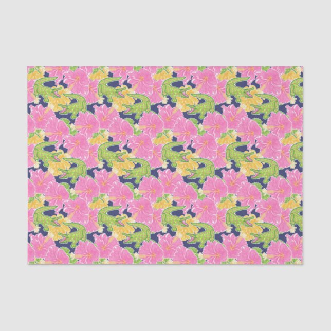 Papel De Seda Alligantes De Playa Cute Palm (Anverso)