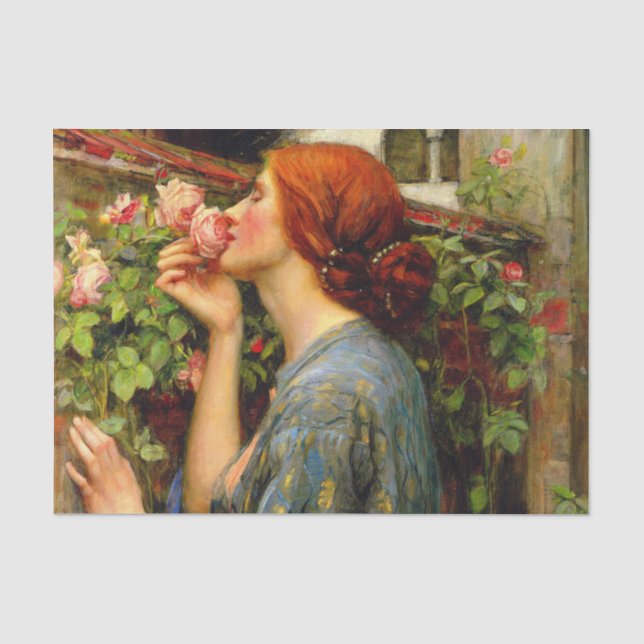 Papel De Seda Alma de la Rosa John William Waterhouse (Anverso)