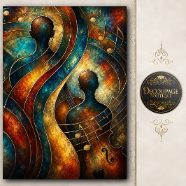 Papel De Seda Alma del Cello Decoupage