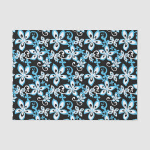 PAPEL DE SEDA ALOHA HAWAII (NEGRO/AZUL)