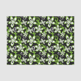 PAPEL DE SEDA ALOHA HAWAII (NEGRO/LIME)