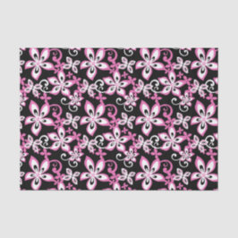 PAPEL DE SEDA ALOHA HAWAII (NEGRO/ROSA)
