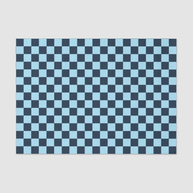 Papel De Seda Alpine ice checkerboard pattern (Anverso)