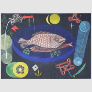 Papel De Seda Alrededor del pez, Paul Klee