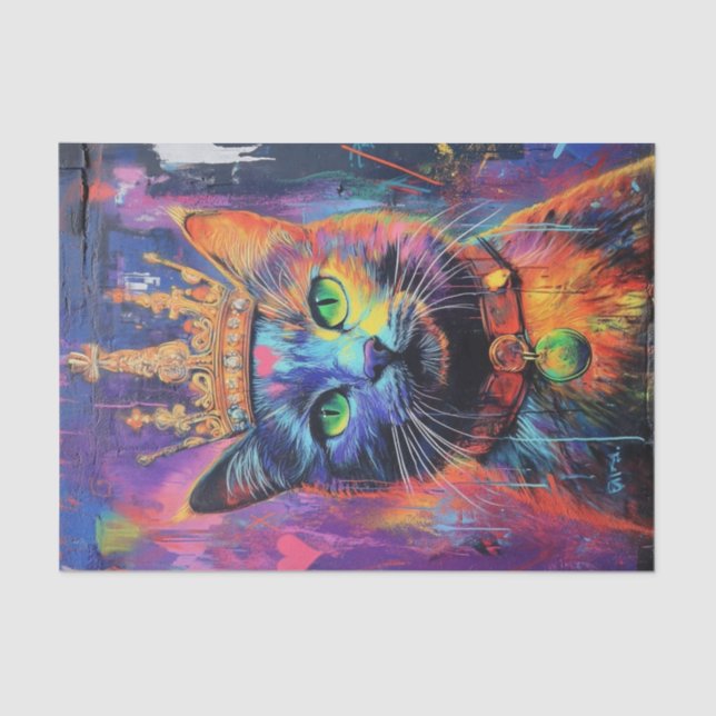 Papel De Seda Alteza real del gato11 (Anverso)