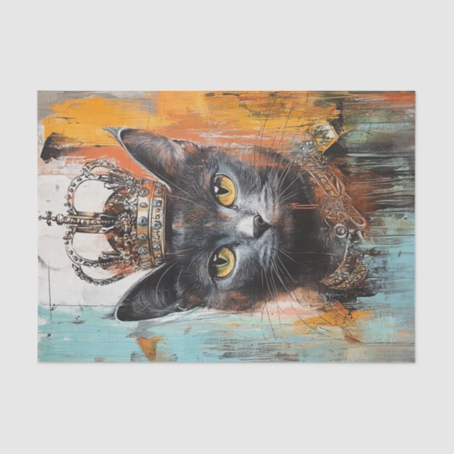 Papel De Seda Alteza Real del gato15 (Anverso)