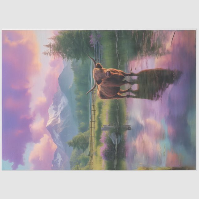 Papel De Seda Altiplano de montaña (Anverso)