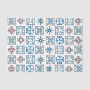 Papel De Seda Amalfi Tile Inspirado Decorativo