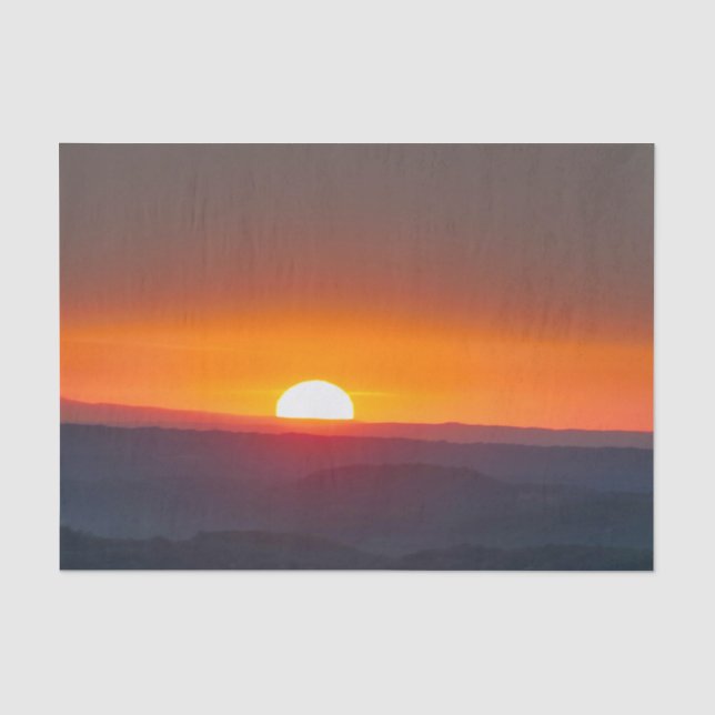 Papel De Seda Amanecer en Dordoña (Anverso)