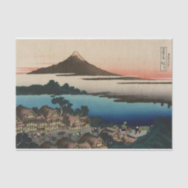 Papel De Seda Amanecer en Isawa, provincia de Kai, por Hokusai